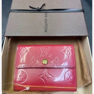 Louis Vuitton Fuchsia Monogram Card Holder